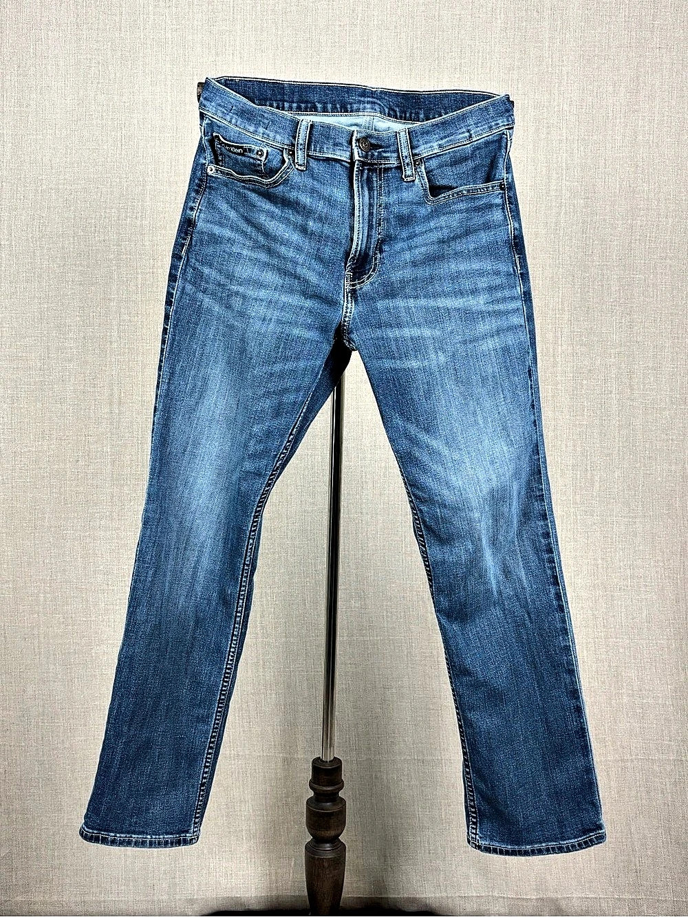 Calvin Klein Straight Leg Jeans Blue Waist 33 x Length 30